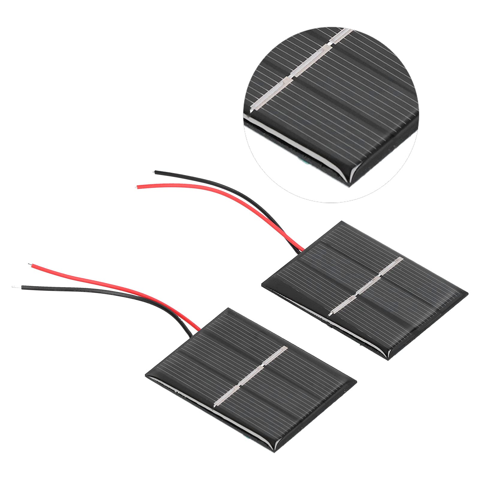 Module à cellule micro solaire - Panneau solaire résistant au pour éclairage jardin solaire, feux de circulation, 43 x 55 mm 0,4 W 1,5 V.