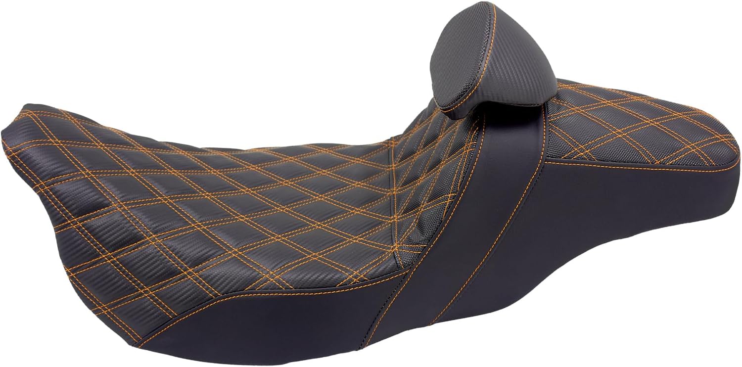 HDBUBALUS バイク シート フロント ダブルシート 乗手 乗り手 乗客