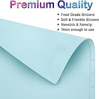 Vista 7 de Creator - Tapete de pintura de silicona de 20 x 16 pulgadas con taza, hoja antiadherente para fundición de joyas de resina, arte, bricolaje, dibujo