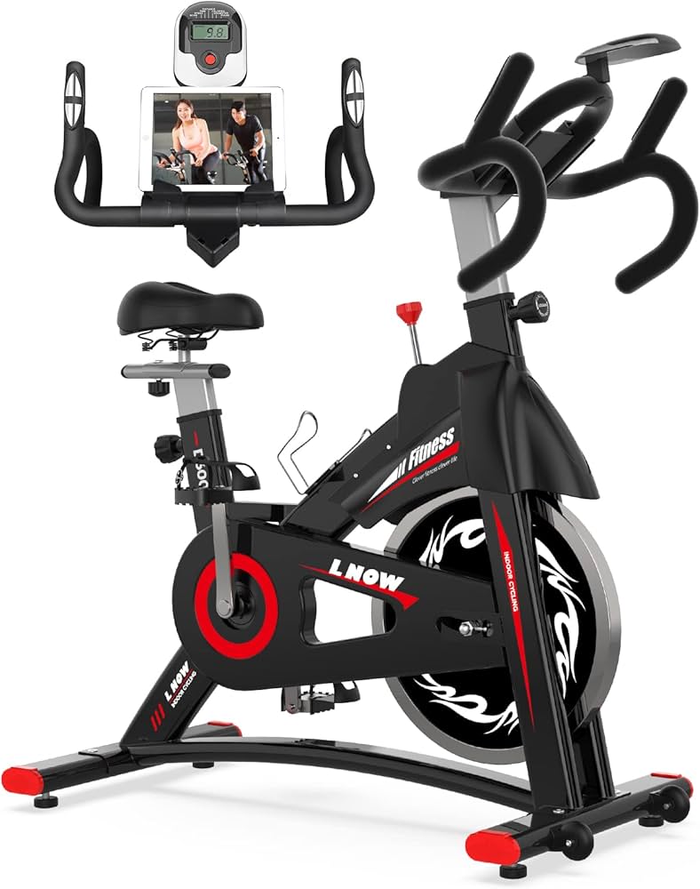 Amazon.co.jp: L NOW スピンバイク 本格トレーニング エアロバイク