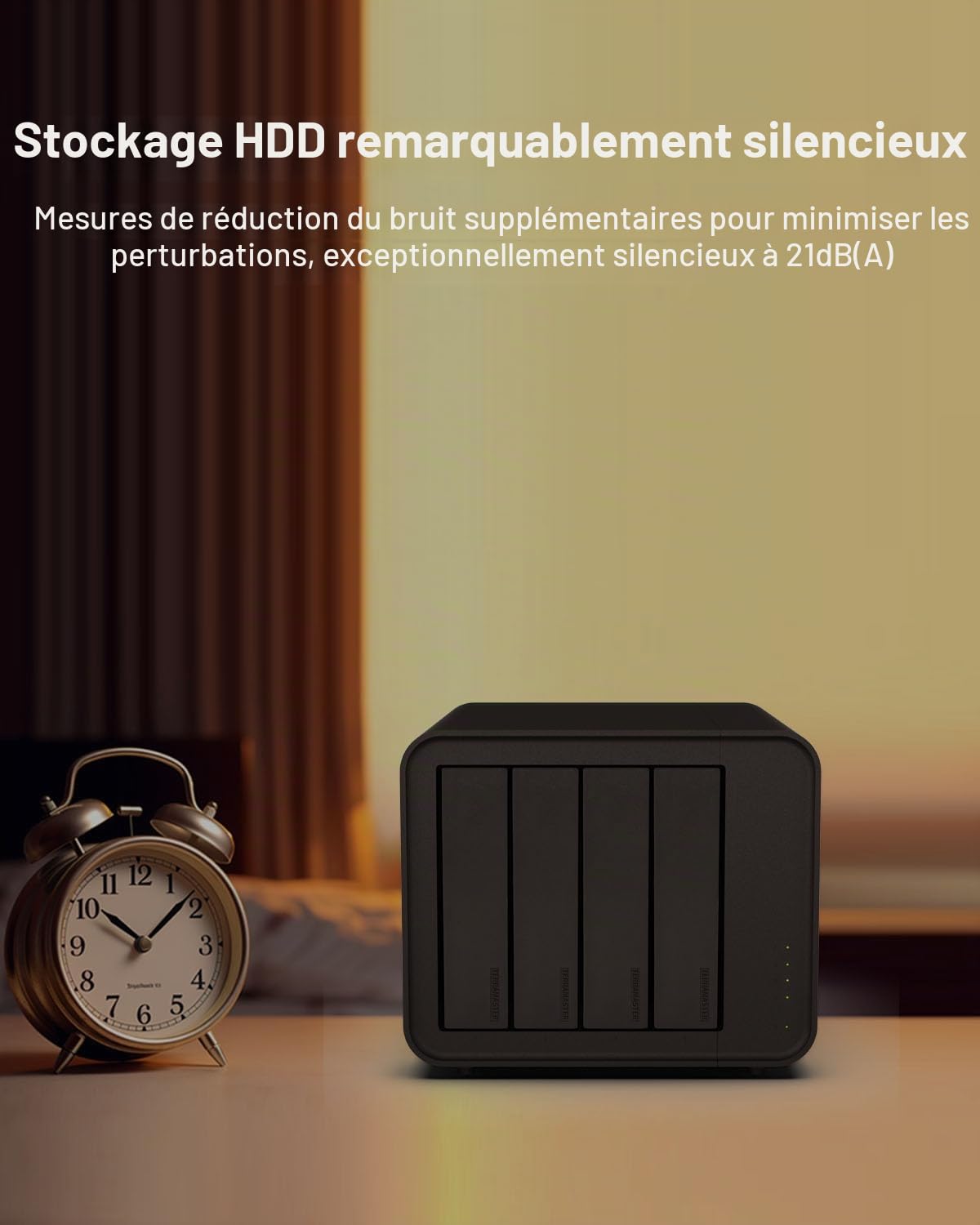 TERRAMASTER Boîtier de Disque Dur Externe D4-320 - 4 Baies USB 3.2 Gen2 10 Gbit/s Type C Clé USB remplaçable à Chaud Plug and Play (sans Disque)