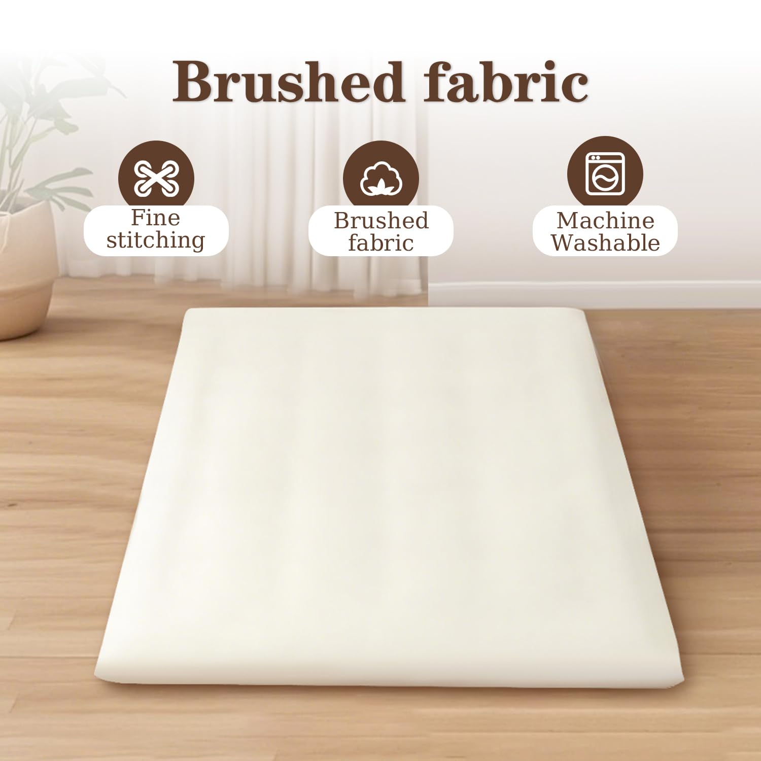 imflmats Zippered Floor Futon Mattress Cover Twin Size 82