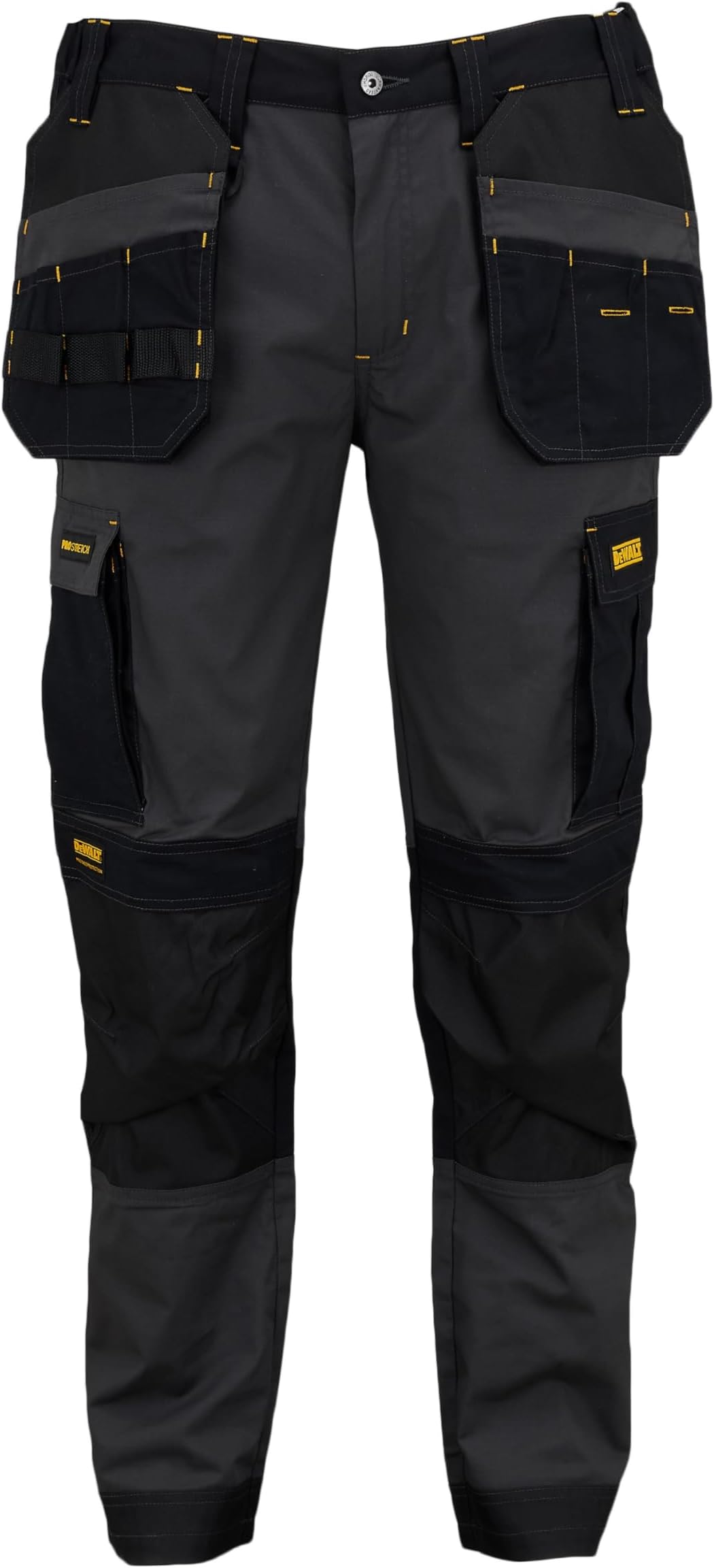 Albany Men's Slim Fit, Pro-Stretch, Rip Stop, Holster Pocket, Work Utility Cargo Trousers