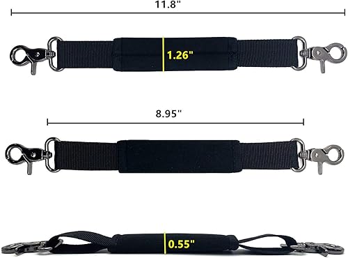 Miniatura 6 de Wanty Correa de mango extraíble para JBL XtremeXtreme 2Xtreme 3 Altavoz Bluetooth portátil (solo correa de mango, altavoces no incluidos) (negro)