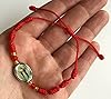 ALELSA JEWELRY Saint Barbara Red Cord Bracelet, Santa Barbara Adjustable Unisex Bracelet #2