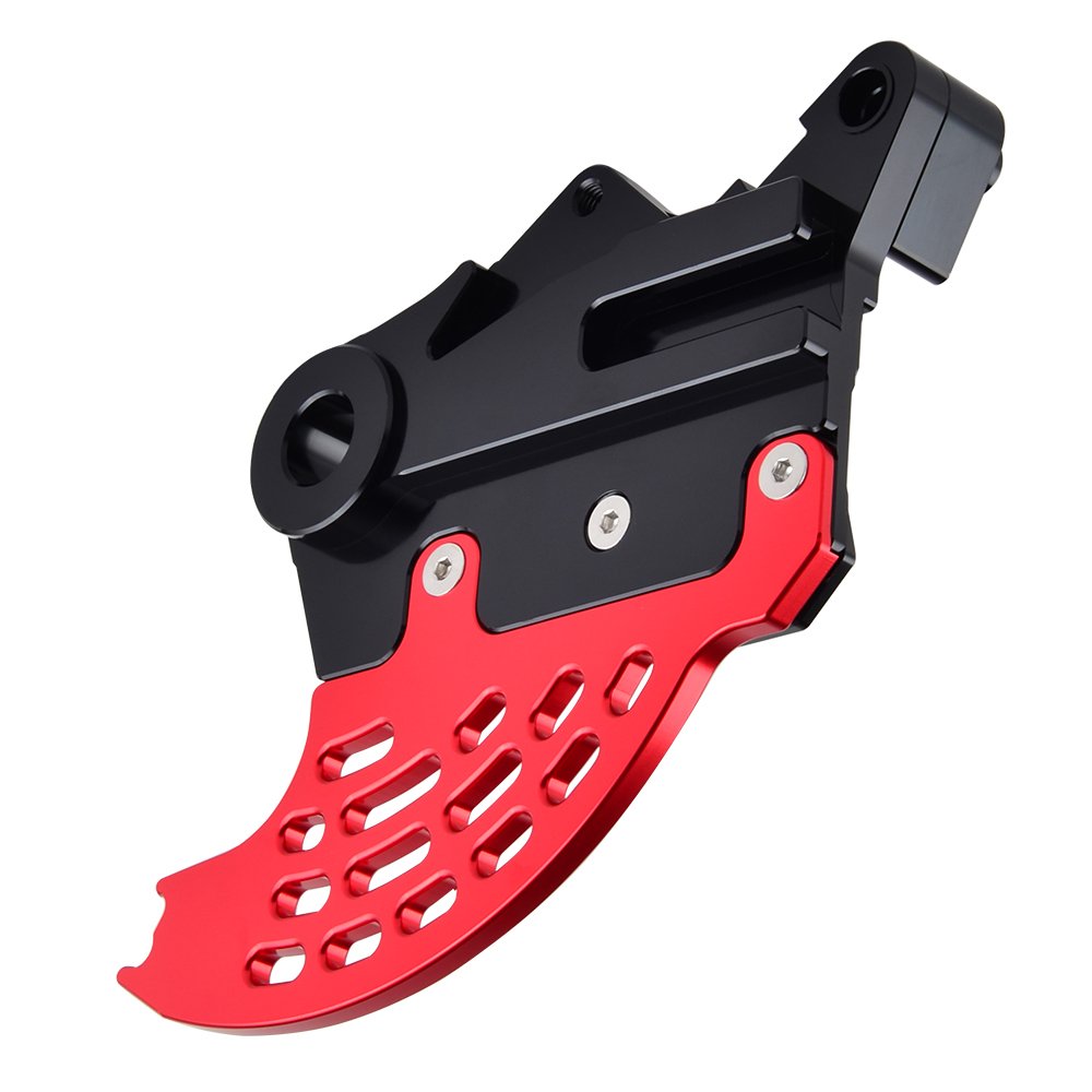 NICECNC Schwarz Rot Scheibenschutzschutz hinten Compatible with Beta RR 125 200 250 300 350 390 430 450 480 498,RR-S 350 390 430 500,RS 450 520,Xtrainer 300,See Fitment