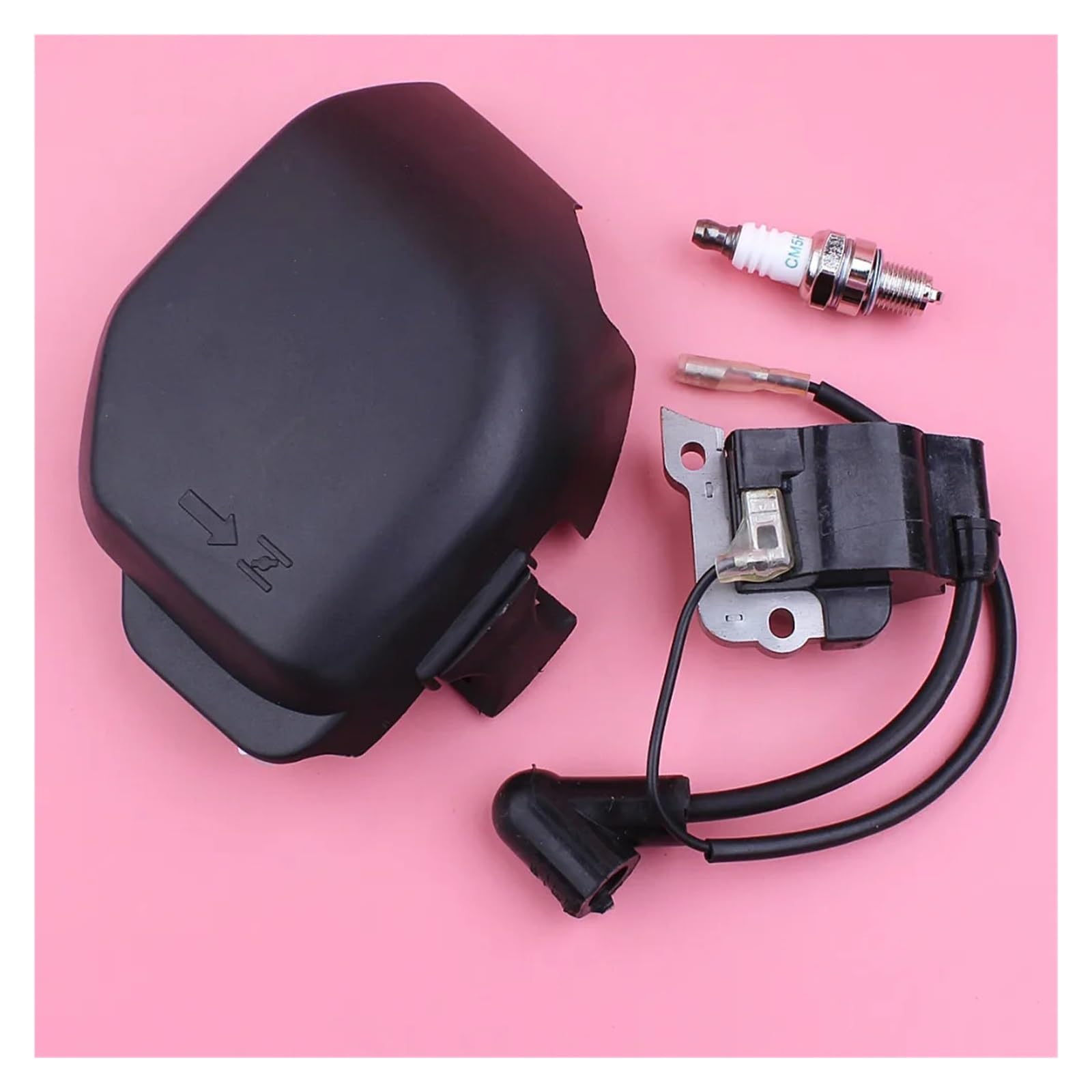 Kit de Repuesto de Filtro de Aire, Bobina de Encendido y bujía for soplador de cortacésped GX25 GX-25.