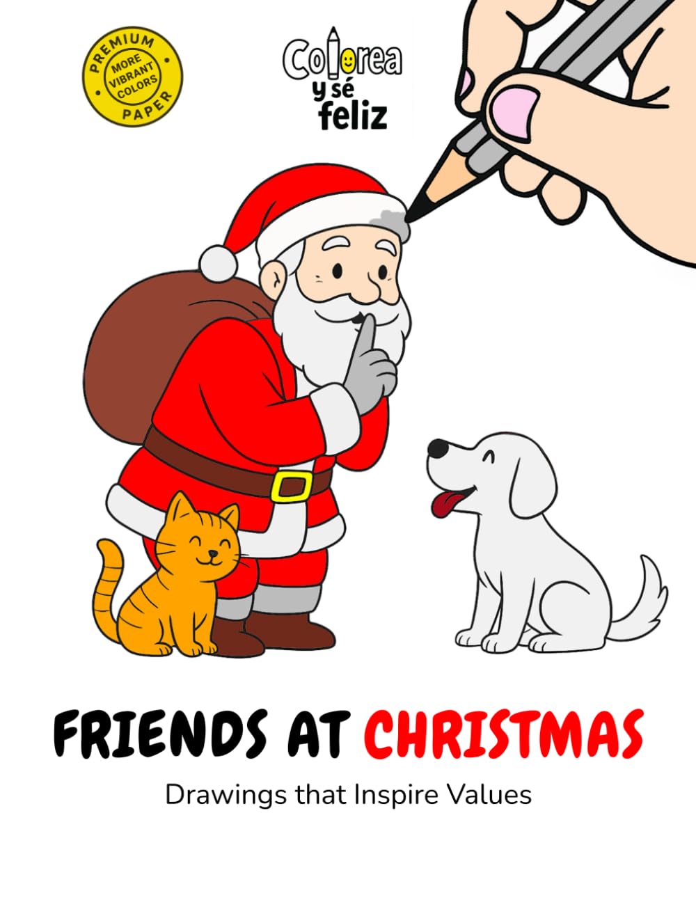 Friends at Christmas (Coloring Books with Values)