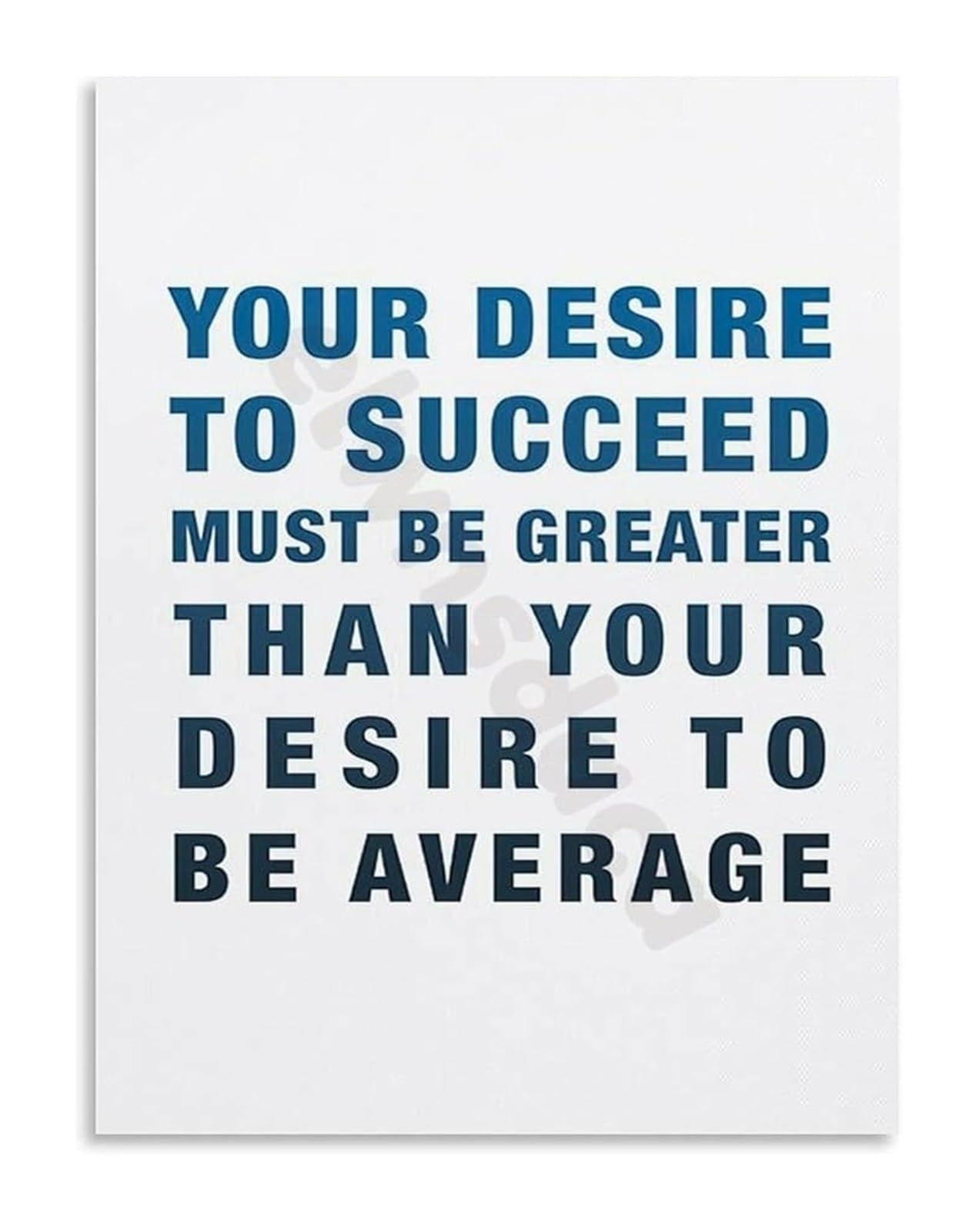 BIANMTSW Encouraging Office Quote Canvas Wall-Art Print Funny Humor Poster for Motivational Workspace Decor Framed,16x24inch(40x60cm)