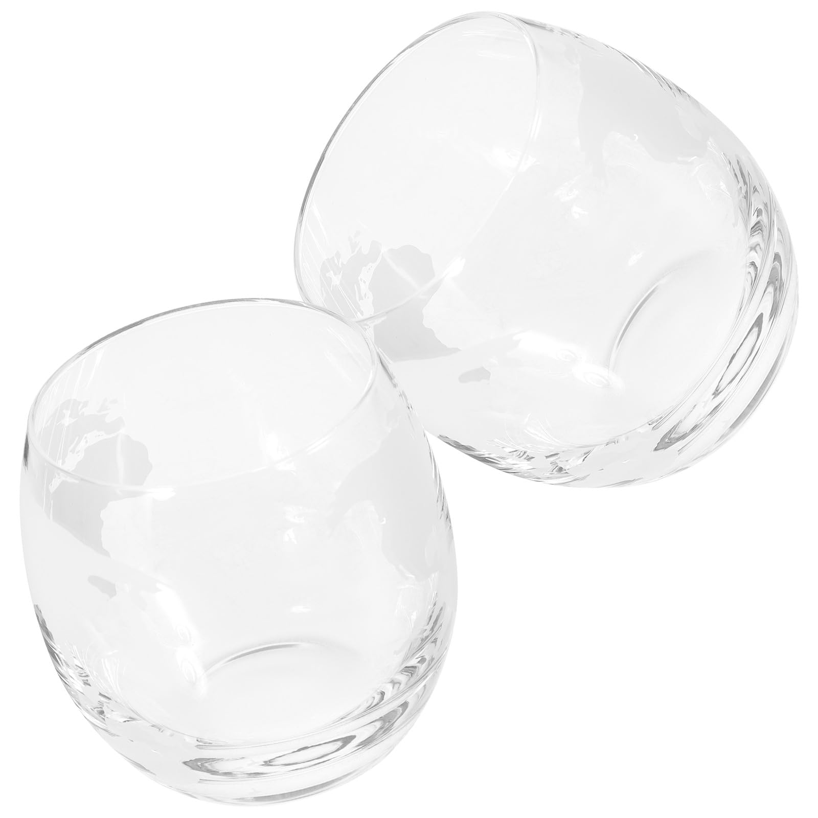 Transparenter Milchbecher aus Glas, Weihnachten Feier