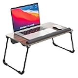 ATUMTEK 27” Extra Large Lap Desk Fits 17 inches Laptops, 2 in 1 Laptop Desk for Bed Couch Sofa, Laptop Lap Desk with Cushion and Folding Legs for Home Office Working, Writing