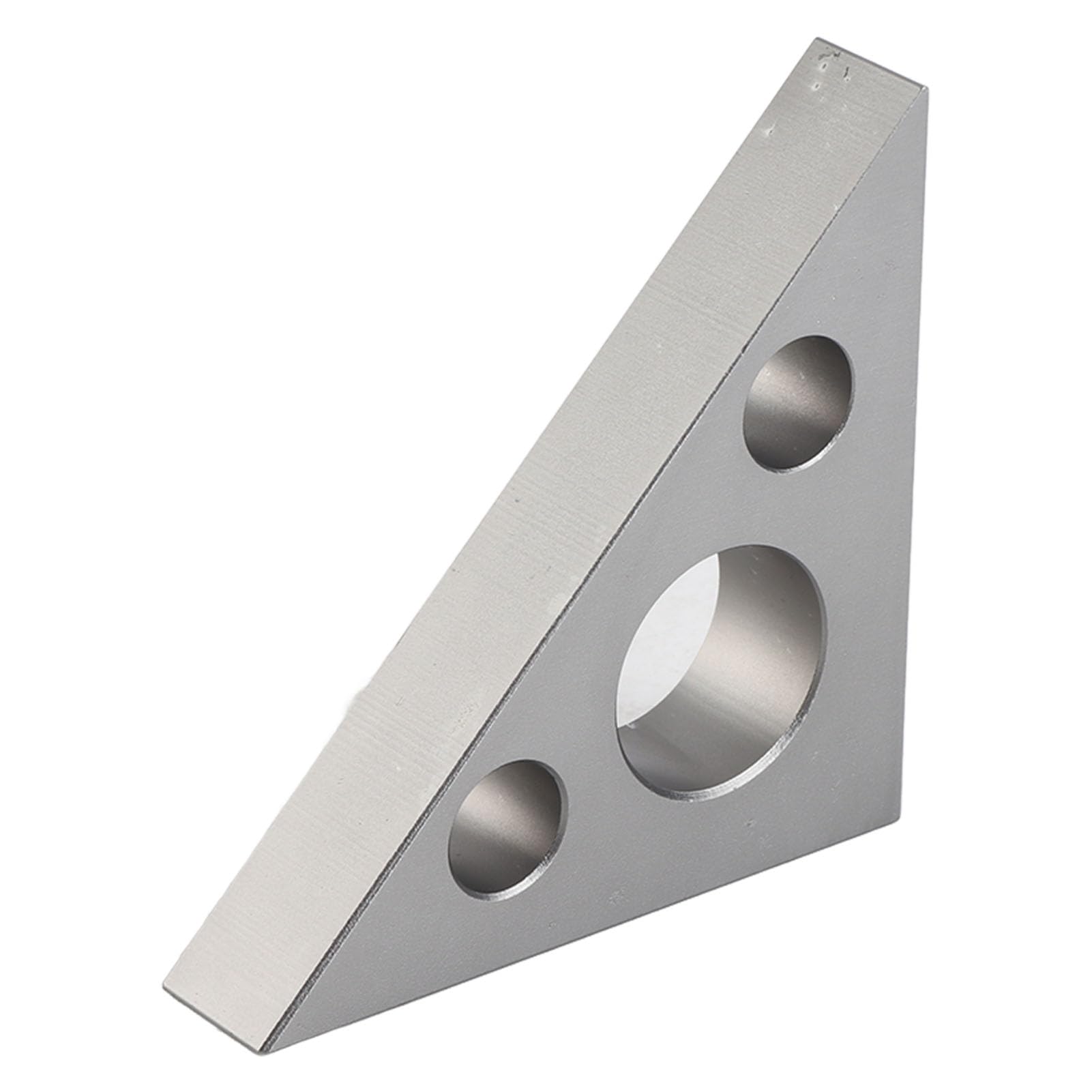 90/45 Degrees Woodworking Angle Ruler, Aluminum Alloy Triangular Gauge and Carpenter Square for Wood Projects