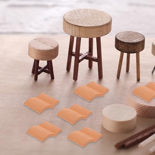 Miniatura 2 de Toyvian 1 juego de mini azulejos rojos miniatura azulejos figurita DIY azulejos falsos modelo casa de muñecas accesorios decoración de jardín de