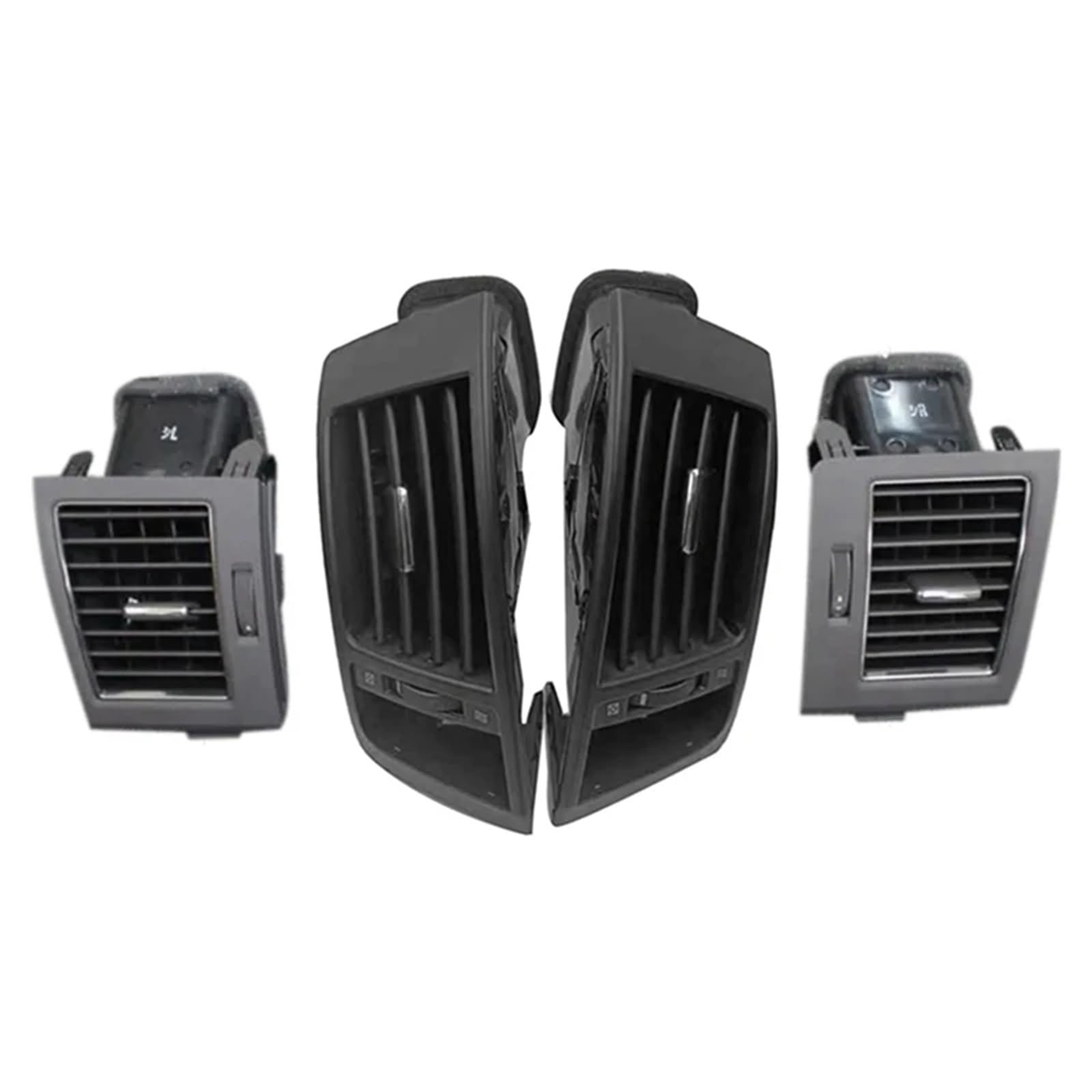 Zhuyrt Black / Fit For Toyota Land Cruiser 200 Lc200 2008-2015 Car A/C Air Conditioner Vent Outlet Conditioning Center Dash Ac Outlet Air Vent Panel