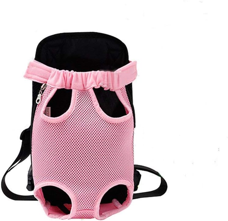 Dog Carrier Pink Legs Out Front Pet Carrier Backpack Comfortable Puppy Bag with Shoulder Strap and Sling for Travel Hiking Camping Outdoor