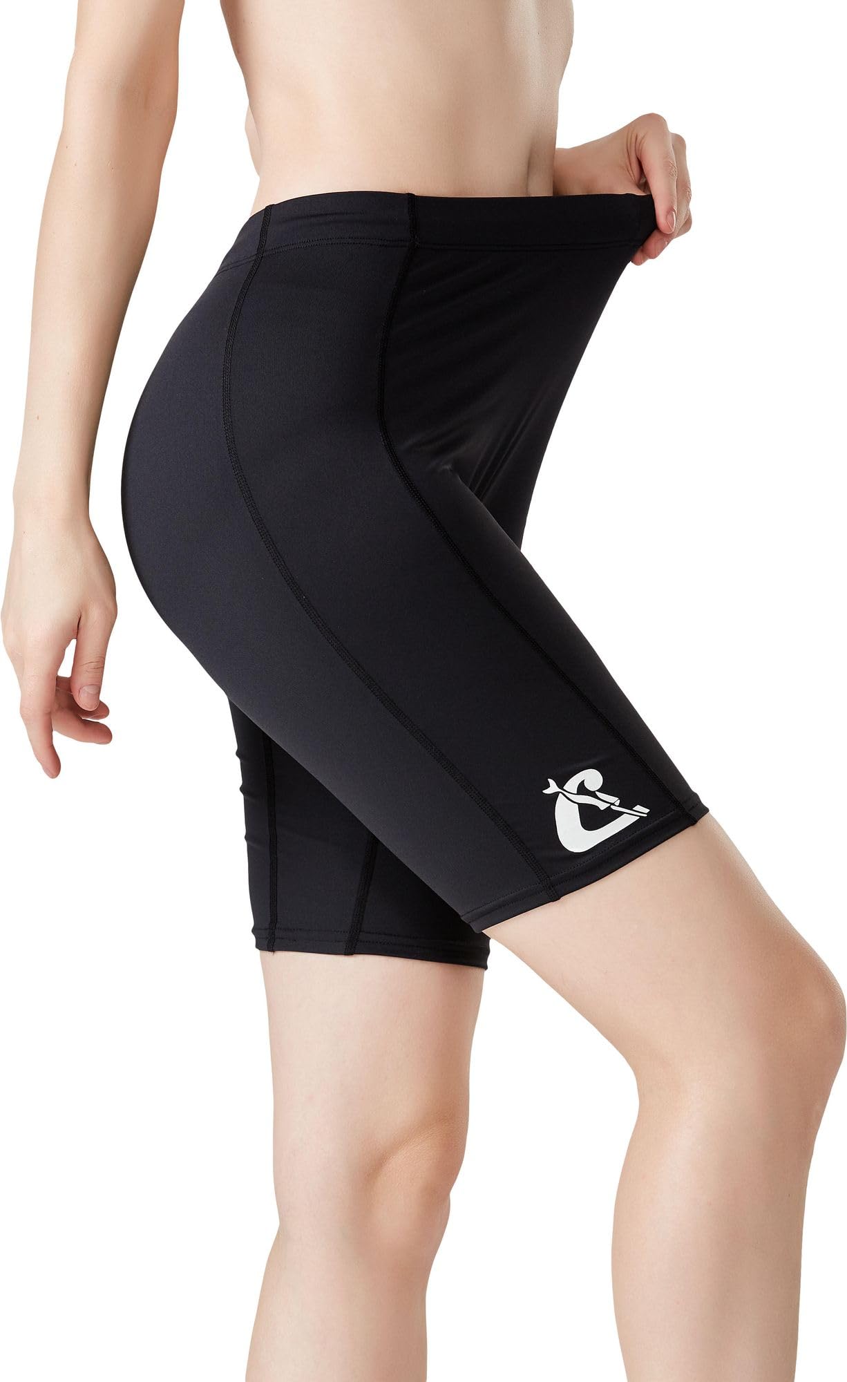 CRESSI Armor Rash Guard Shorts Lady - Frauen Rash Guard Shorts für SUP und Wassersport, Schwarz