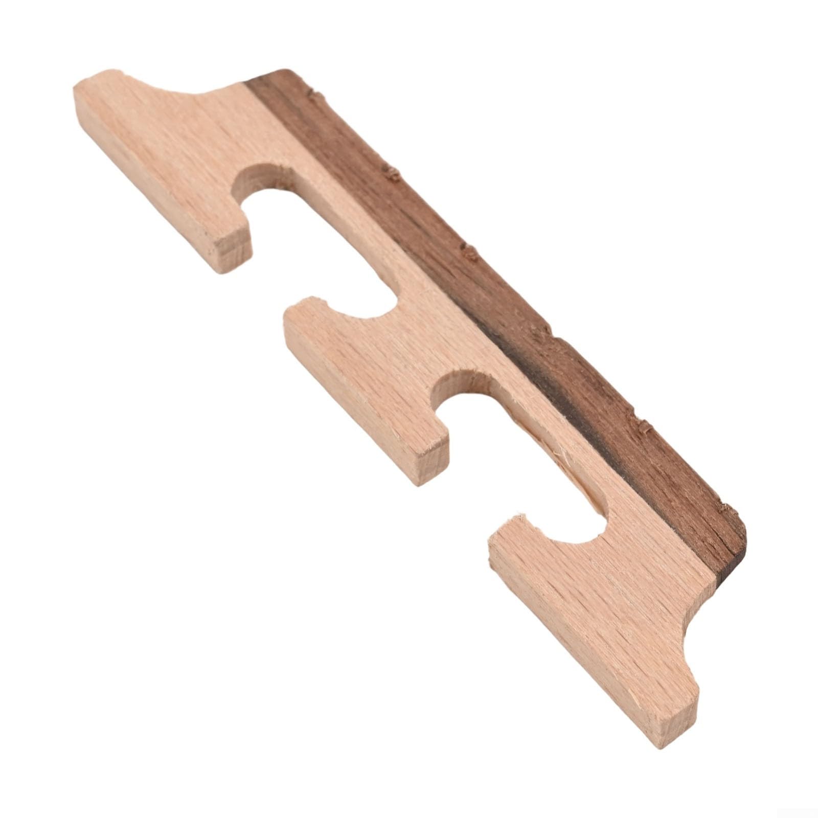 Chevalet de banjo en bois pour banjo à 4, 5, 6 cordes, fabriqué en érable et ébène, selle prédécoupée pour une transmission claire et une performance stable (6 cordes)