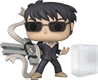 POP Anime: Trigun - Nicholas D. Wolfwood with Punisher Cross Funko Vinyl Figure (Bundled with Compatible Box Protector Case), Multicolor, 3.75 inches