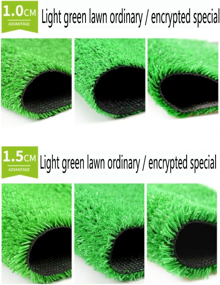 Artificial Grass 2m X 0.5m Synthetic Turf Thick Lawn Pet Turf -Perfect for Indoor/Outdoor (1.5cm Normal)