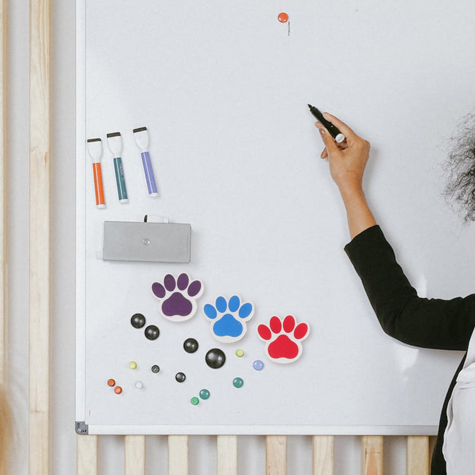 50piezas Magnéticos Reutilizables Para white Eva Secos Para Escuela y