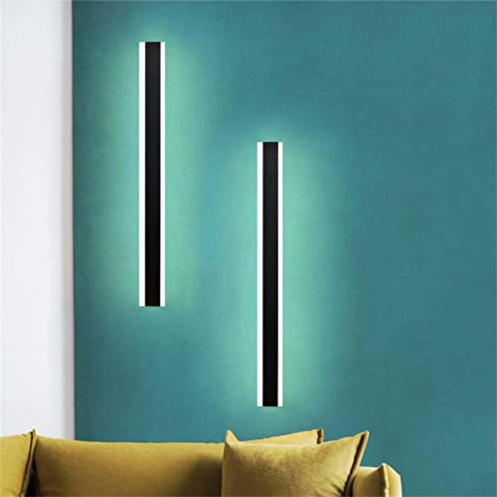 Aplique de pared LED moderno de 60cm ideal para iluminar el baño 8