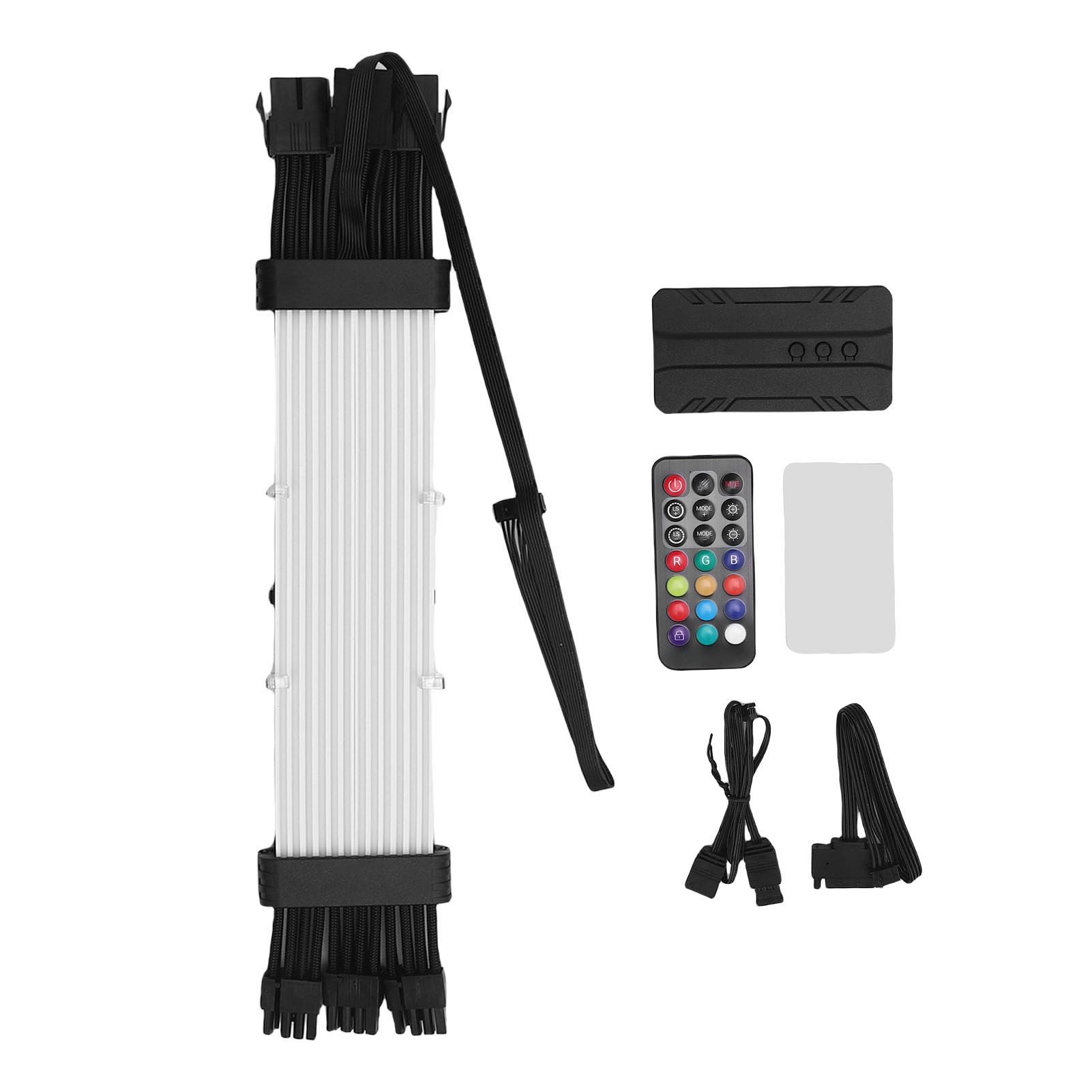 Generic Kabel PSU ARGB, Silikonowy Kabel LED 8 (Kontroler SK3 Czarny)