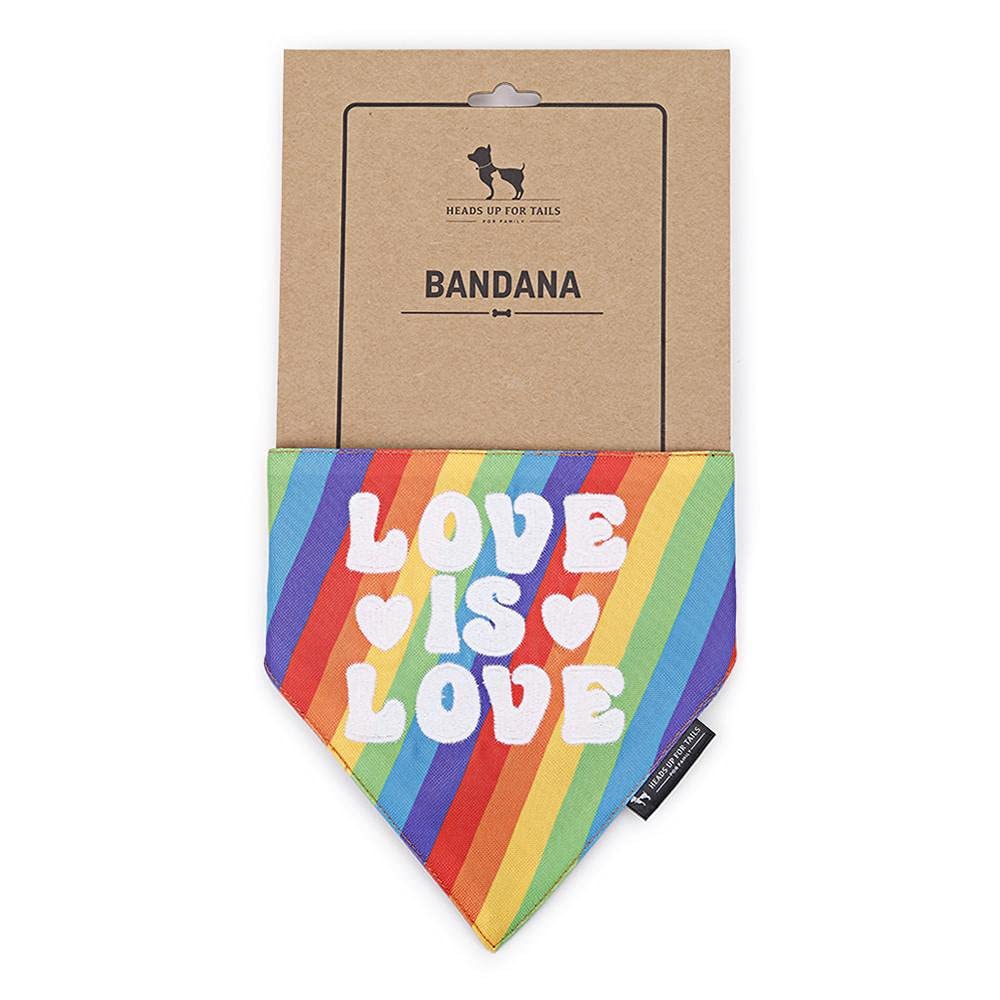 Heads Up For Tails Pride Love is Love Dog Bandana - S (B0967RGTP1) Amazon Price History, Amazon Price Tracker