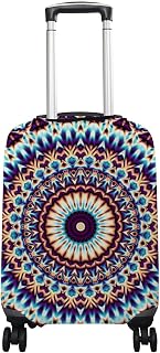 Capa de bagagem, mandala boêmia, vintage, floral, boho, serve para malas de 45,7 a 81,2 cm, elastano, protetor de bagagem de viagem, Multi, XL Cover(Fits 29-32 inch luggage)