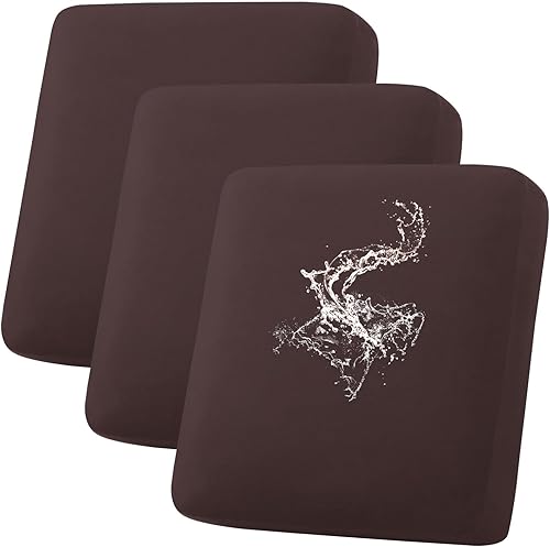 hyha Fundas de cojín impermeables para sofá, funda elástica para asiento de sofá para perro, lavable, antideslizante, impermeable, fundas de cojín