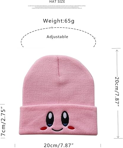 Miniatura 7 de Lindo gorro con cara sonriente bordado, cálido, sombrero de punto, sombrero de hip hop, gorra al aire libre para niños y niñas
