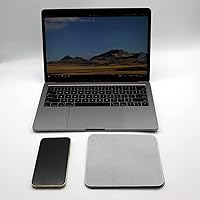 Vista 4 de AAwipes Paños de pulido (6.3 x 6.3 pulgadas, gris superfino) compatibles con Apple iPhone, iPad, MacBook, iWatch, paños de limpieza de microfibra