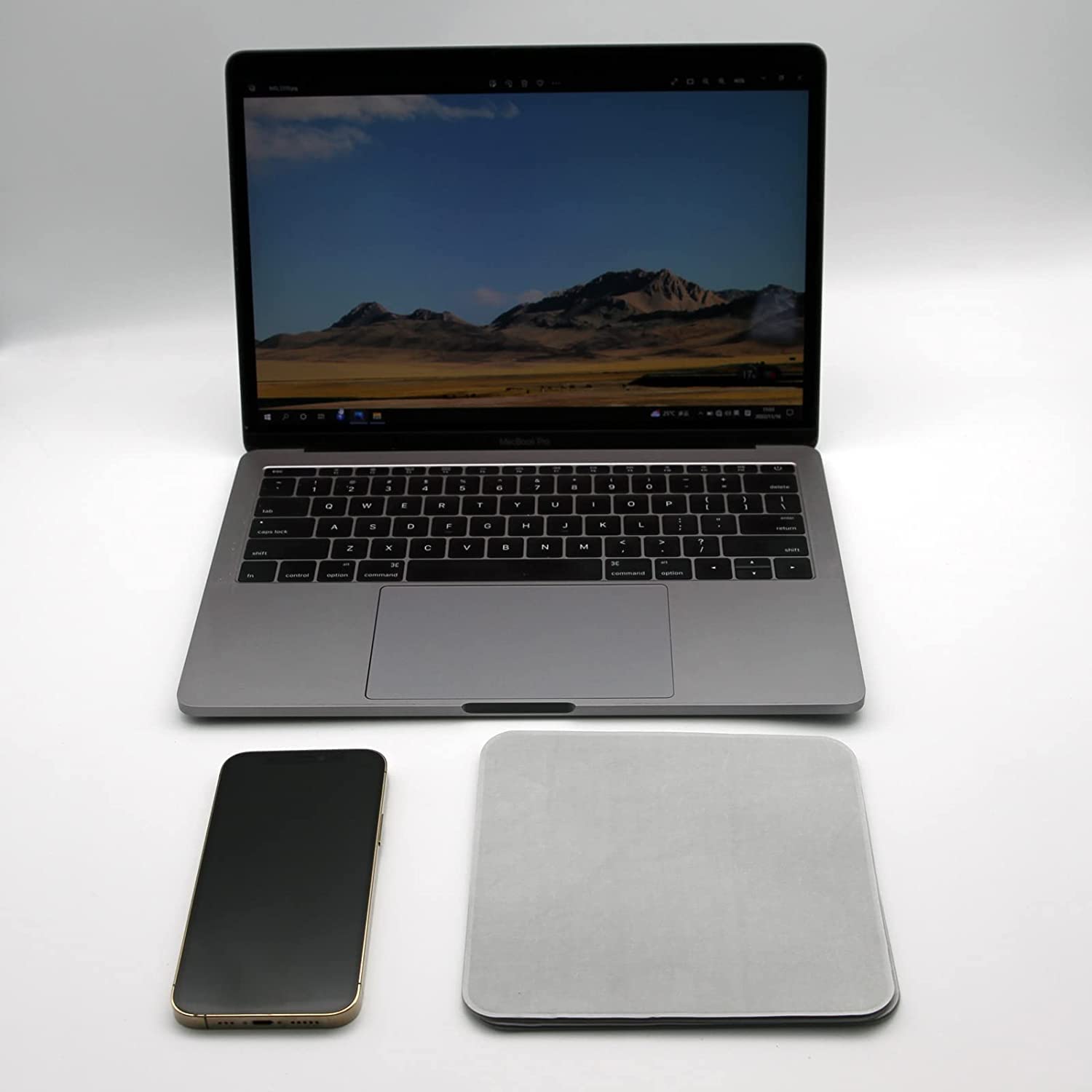 AAwipes Paños de pulido (6.3 x 6.3 pulgadas gris superfino) compatibles con Apple iPhone, iPad, MacBook, iWatch, paños de limpieza de microfibra suaves y no abrasivos (10 paquetes gris)