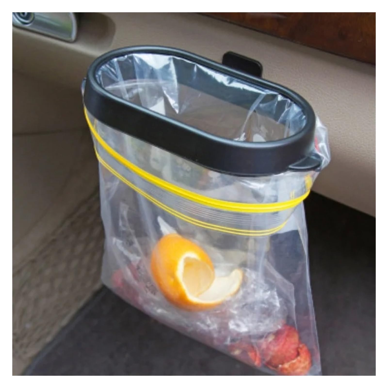 TNTGEBFVBG Car Bin 1pc/2pcs Car Garbage Bag Rack Retractable Bin Hanging Frame Storage Box Cars Rubbish Bins(1pc)