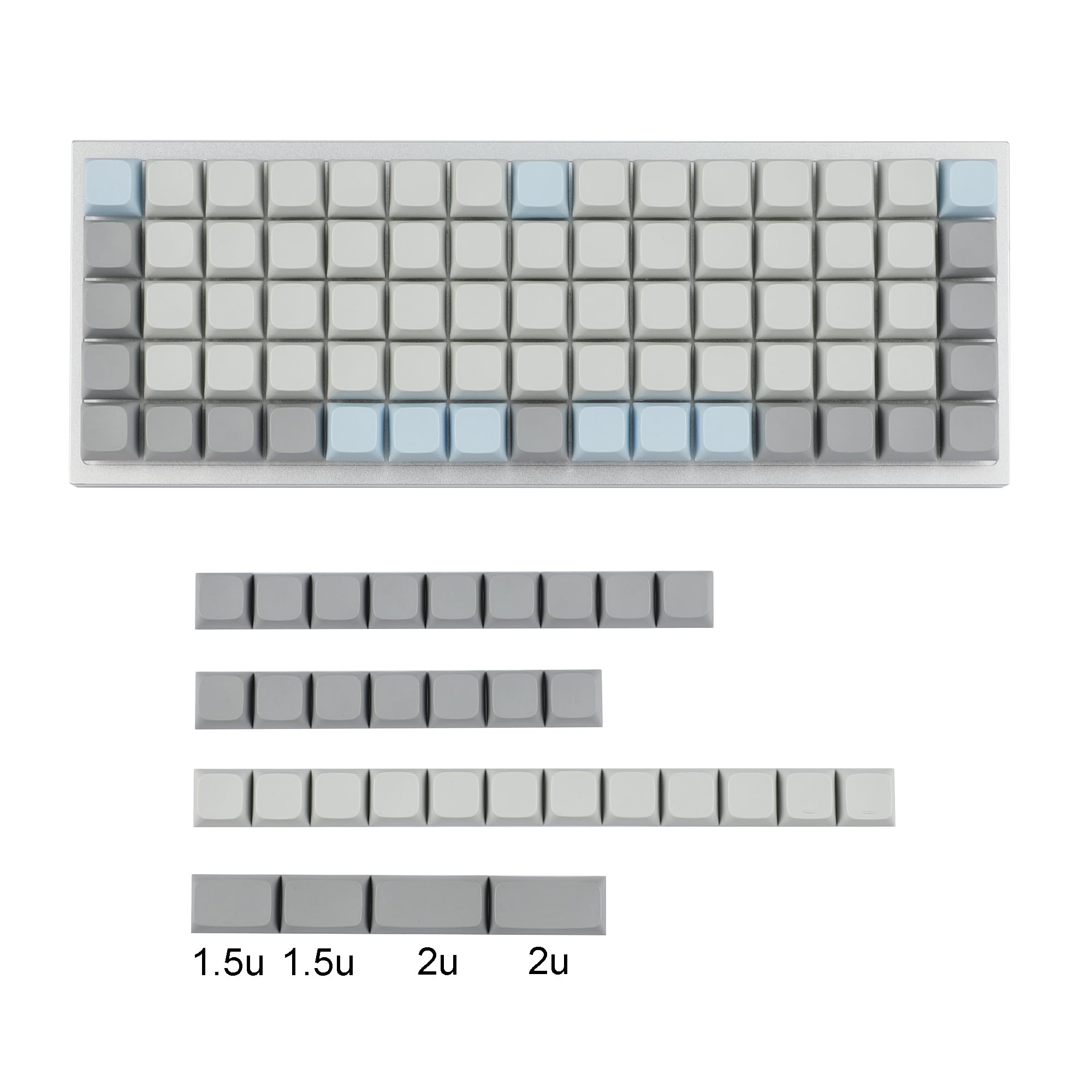 Amazon.co.jp: YMDK XDA DSA ブランク PBT キーキャップ オーソリニア
