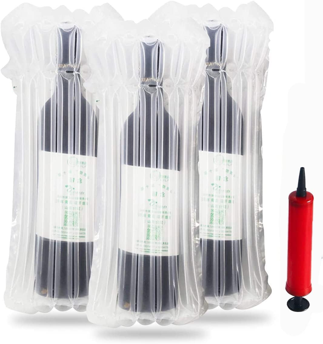 12er-Pack Flaschenschutz Luftpolsterbeutel – Aufb Produktbild-Vorschau 4