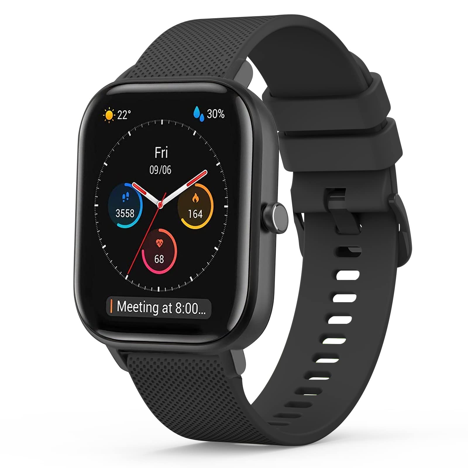 Vancle Correa para Amazfit Bip/Bip Lite/Bip S/Bip S Lite/Bip U/Bip U Pro/Bip 3 / Bip 3 Pro, Pulseras de Repuesto de Silicona de Reemplazo de Tamaño Ajustable Duradero de 20mm
