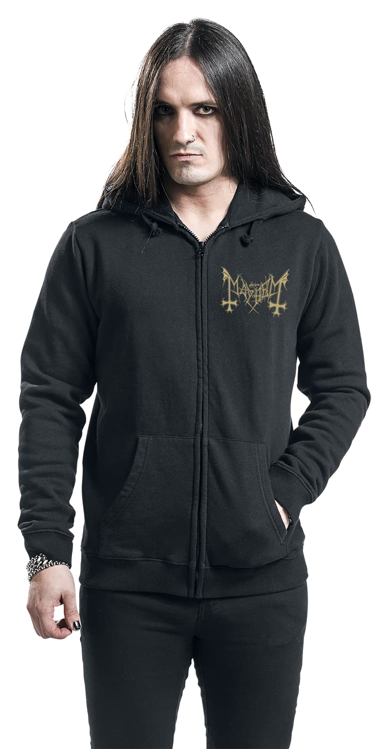 Mayhem Daemon Männer Kapuzenjacke schwarz Band-Merch, Bands, Horror