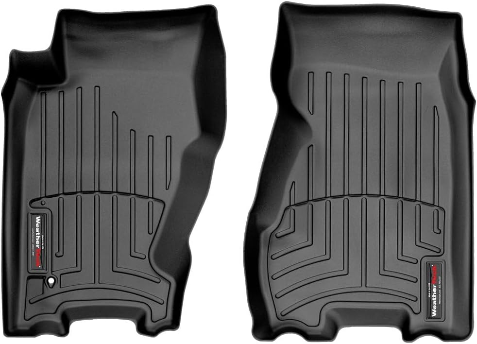 WeatherTech Custom Fit FloorLiners for Jeep Grand Cherokee - 1st Row (440521), Black