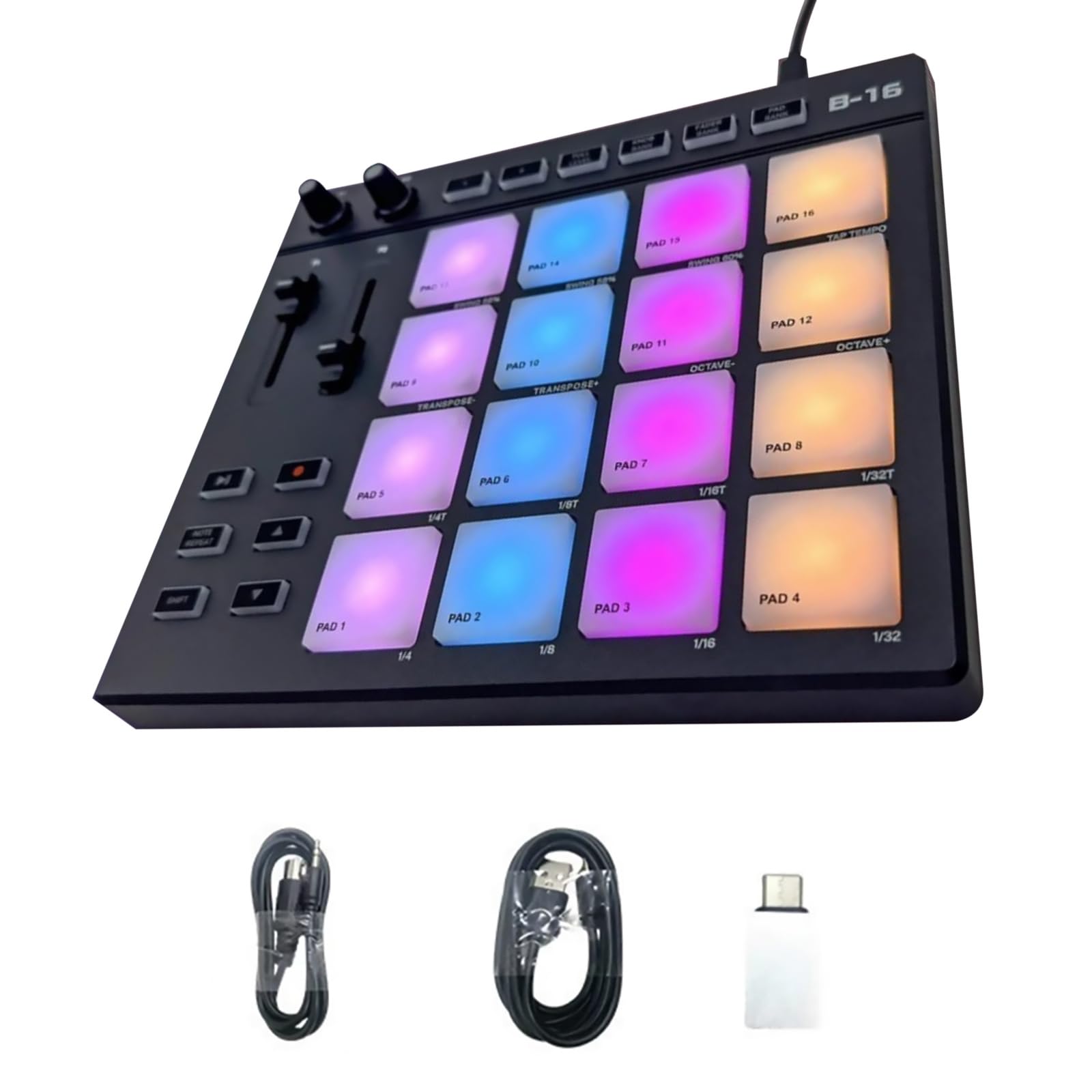 Amazon.com: Mini Beat Maker Machine with 16 RGB Illuminated Beat