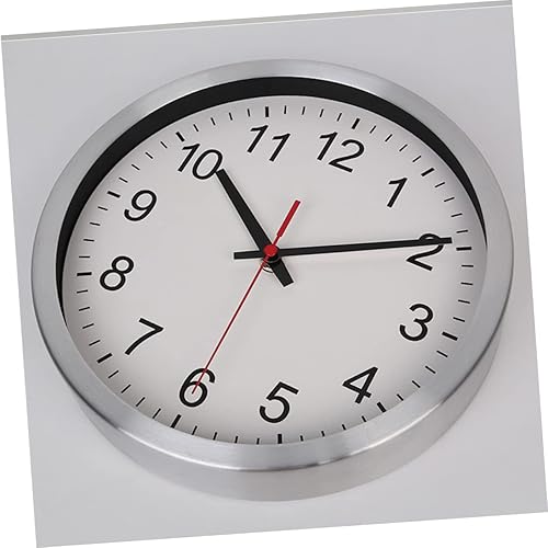 Miniatura 6 de IMIKEYA 1pc Simple Wall Clock Hanging Decor Clock Extra Large Wall Clock Clocks Clock Hanging Clockwork Time Clock Reloj De Pared Black Wall Clock