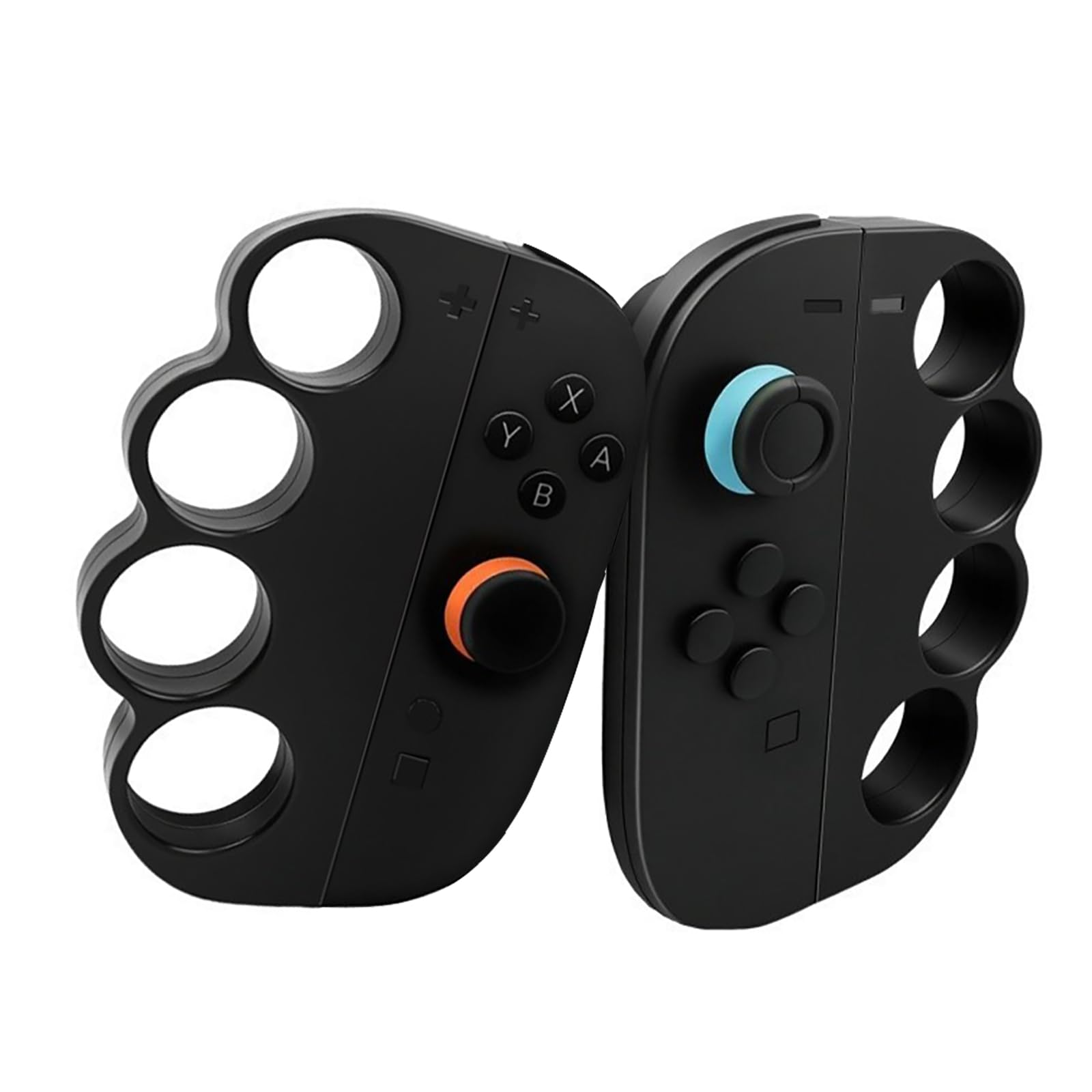 Renjzle Switch2 対応 Fit Box/Fit Box 2 対応 コントローラーグリップ Joy-Con 対応 2 個セット 人間工学設計 防滑処理 大人と子供向け Switch 有機 EL モデル対応 Switch2 フィットボクシンググリップ ジョイコンボクシングゲームグリップ Switch フィットボクシング操作補助 ニンテンドー Switch ゲームアクセサリー 操作簡単 (黒)