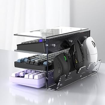 Amazon | アクリルフレームホルダースタンドキーボードショーケース