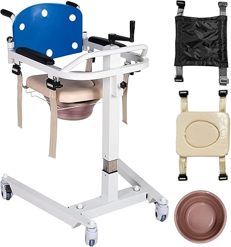 UJQNBM Elevador de inodoro portátil, elevadores de coche para garaje en casa, silla de transporte, silla de ruedas, elevador de pacientes para el