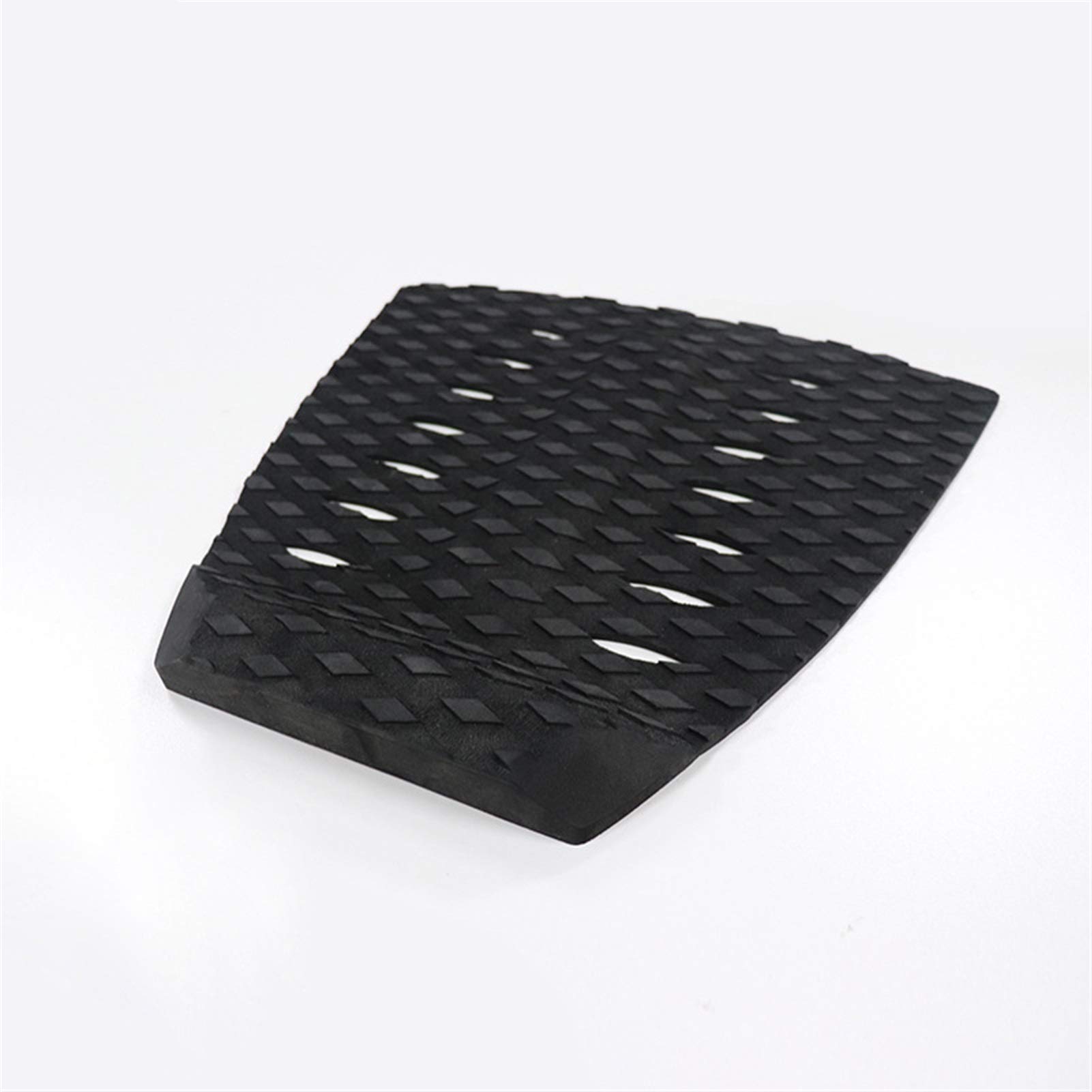 Black Surf Board Non-Slip Tail Pad EVA Surfboard Traction Pad with Diamond Pattern Surfing Accessories