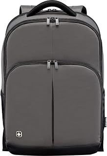 WENGER 601073 LINK 16' Laptop Backpack , Padded laptop compartment with iPad/Tablet / eReader Pocket in Grey {24 Litres}