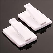 Dzina 2 X Self Adhesive Bill Clips - Kitchen Tea Towel/Apron/Oven Glove Clamp Holder