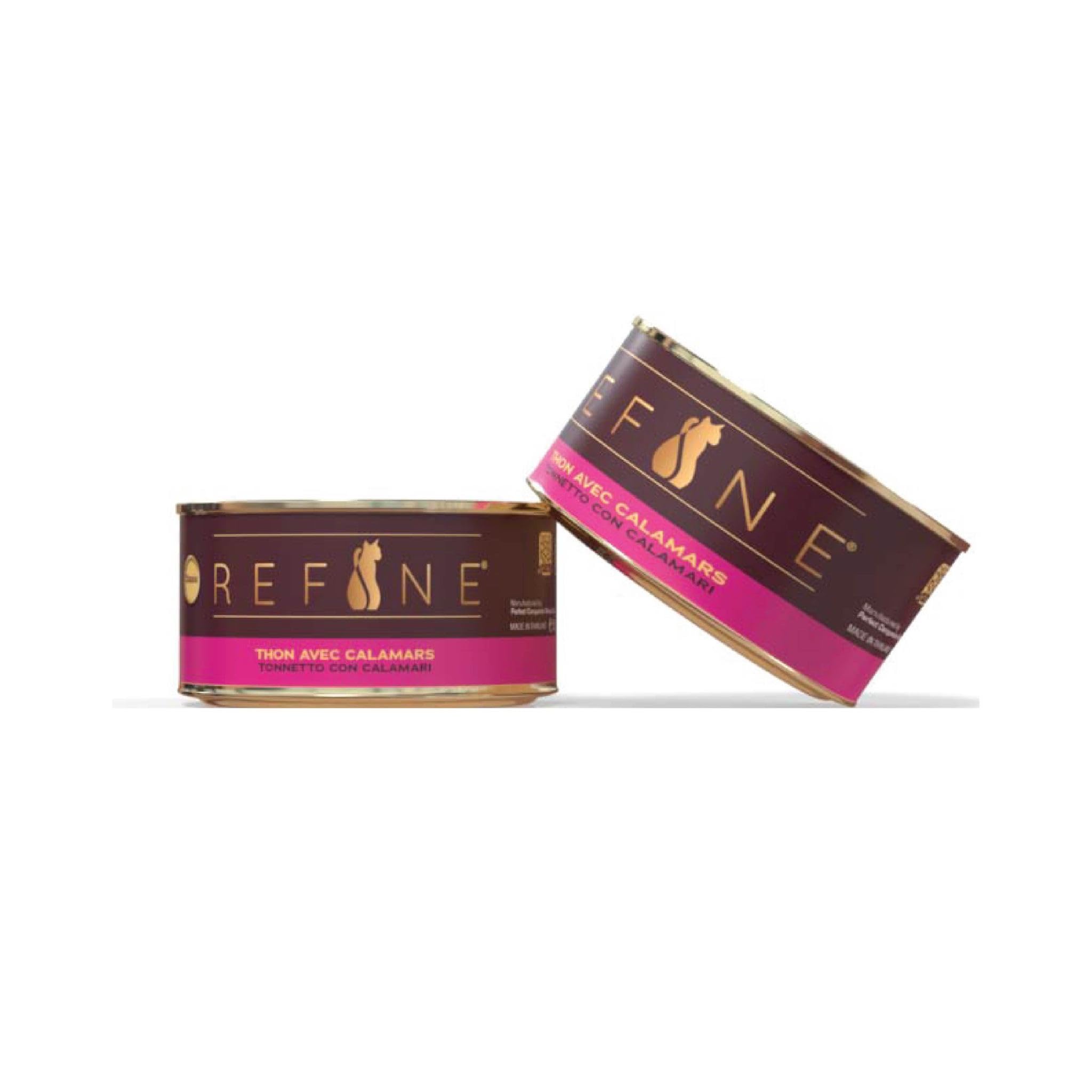 Refine Kedi Konservesi Kalamarlı Ton Balığı 85 gr