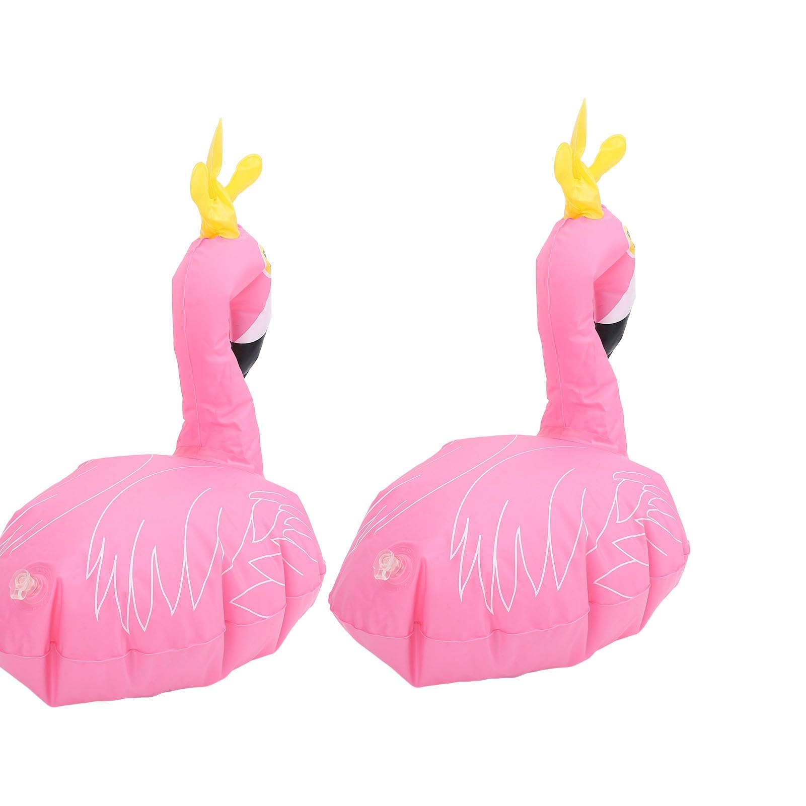 SIXRUN Luz de Piscina Flamingo, 2 Luces Solares para Piscina de Flamenco, 16 Colores IP68, Luces Flotantes Impermeables para Piscina con Control Remoto para Piscina Al Aire Libre