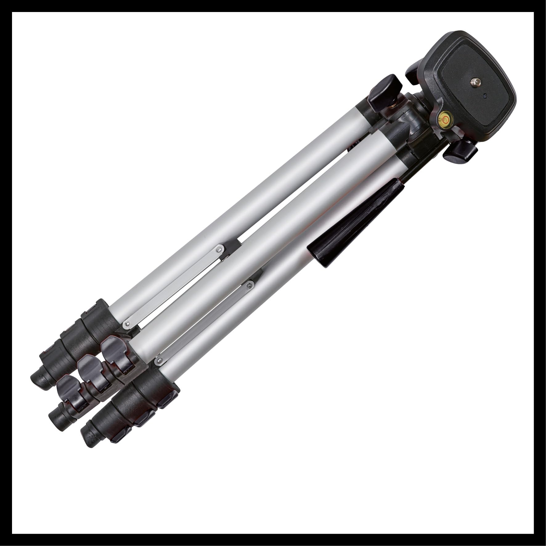Original Einhell Trípode telescópico para equipos de medición láser (accesorios para equipos de medición, ajustable en altura 37 cm - 110 cm, altura de transporte de 37 cm con bolsa, rosca de 1/4")