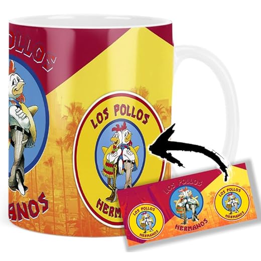 MasTazas Breaking Bad Los Pollos Hermanos Taza Ceramica Mug